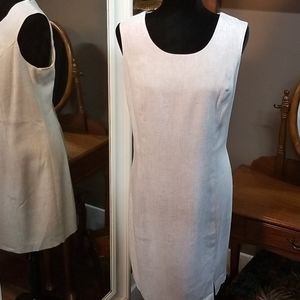 Sag Harbor Petite tan sleeveless dress size 16p